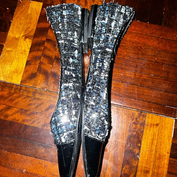 LAST CALL 3/$10 Nine West Sabineo Flats Black & Blue Size 7 FINAL PRICE - Picture 5 of 10